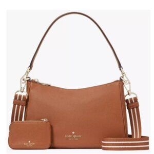 KATE SPADE Two Straps Leather Bag & Pouch